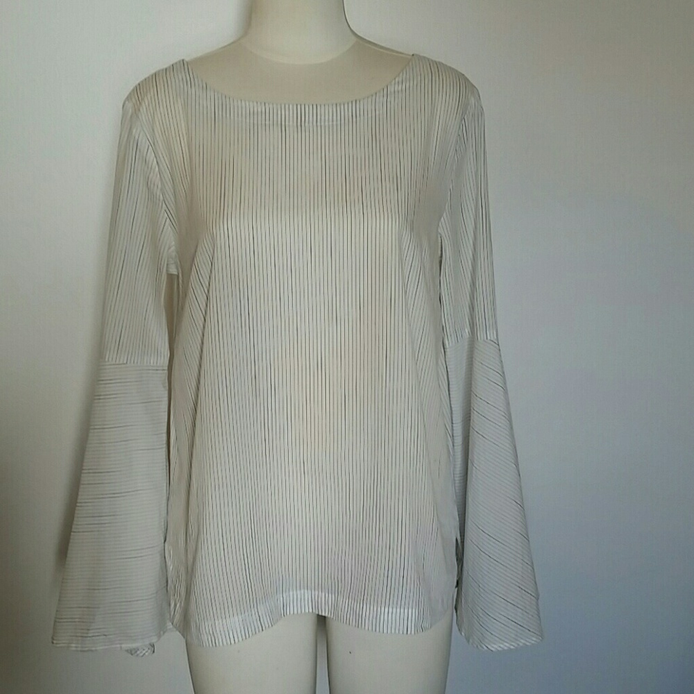 Ann Taylor Loft Bell Sleeved Blouse